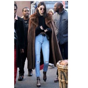 Mahogany Mink Fur Coat